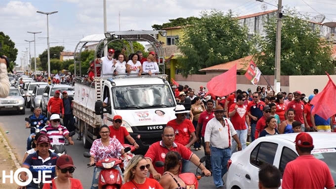   Caravana de Fátima Bezerra está fazendo uma turnê em 20 cidades do Oeste do RN