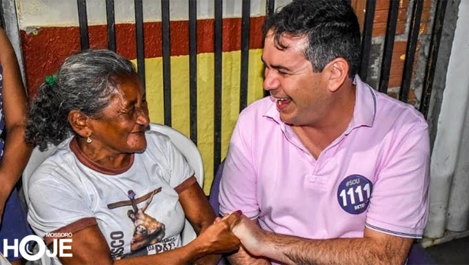 Imagem 1 -  Beto Rosado grava programas eleitorais em Mossoró e faz campanha em 12 cidades do Oeste