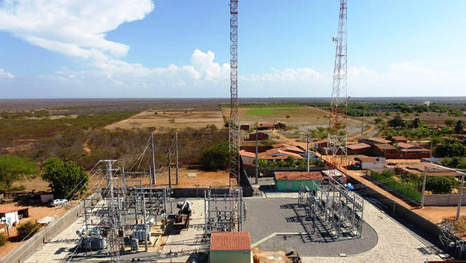   Substação da COSERN que recebeu o investimento de R$ 8 milhões para suportar crescimento da demanda de consumo no verão