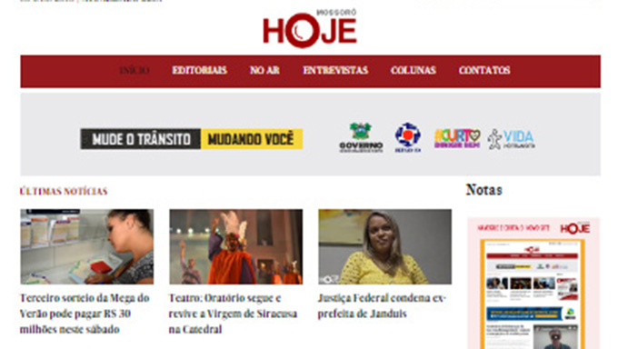   Foi trabalhado um conjunto de fontes serifadas (com pontas nas extremidades das letras) e outras sólidas que, em contraste, garantem legebilidade e leveza