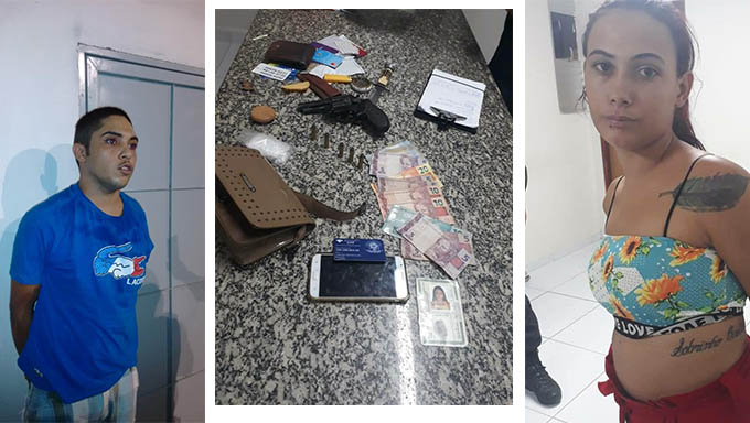   Matheus Zoin estava armado e junto com a mulher assaltado em São Francisco do Oeste