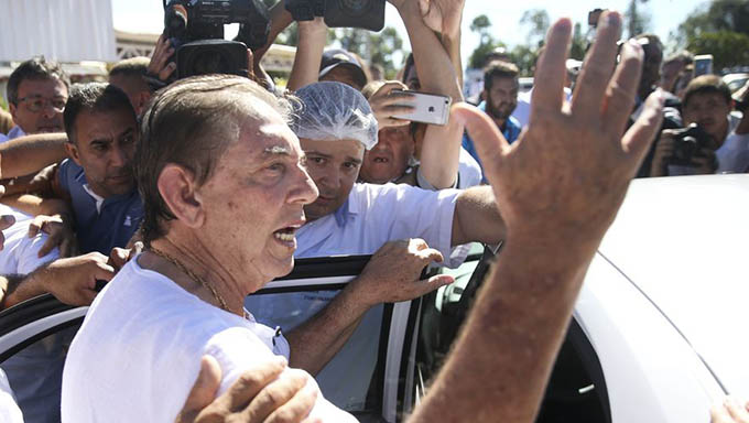   João de Deus se entregou a Policia neste domingo, na zona rural de Abadiânia