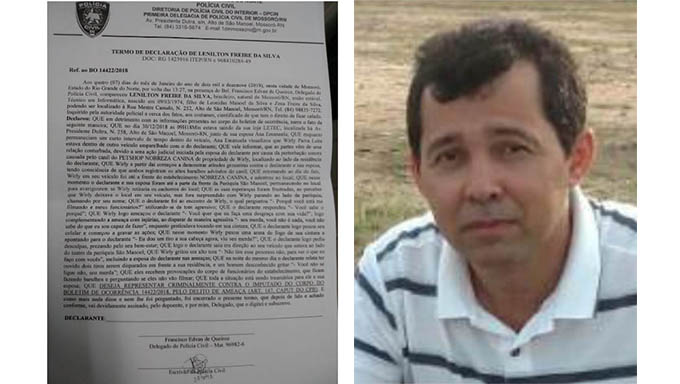   Vítima Lenilson Freire disse que está tornando o caso público pedindo que as autoridades adotem providências urgentes