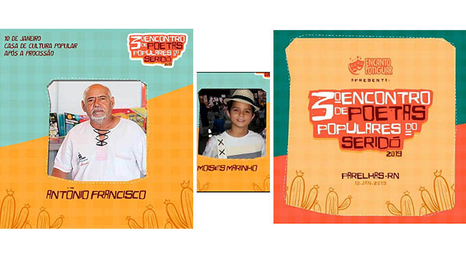   O encontro reunirá poetas, declamadores e artistas em um sarau poético na Casa de Cultura Popular, no próximo dia 10 de janeiro logo após a procissão.