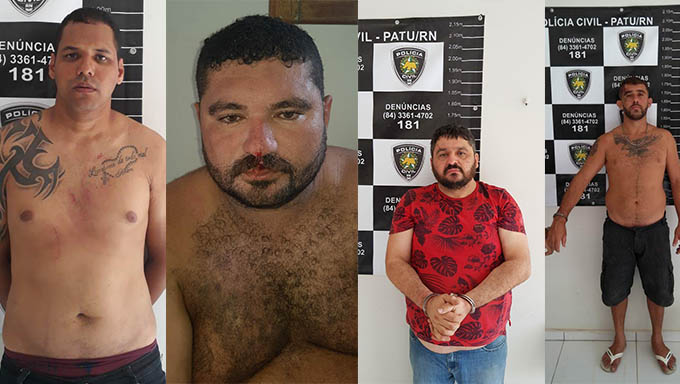   Médico Wilson Jales, de camisa vermelha, teria mando matar também o delegado de Patu, o bacharel Sandro Régis, mas o pistoleiro não conseguiu e terminou morto