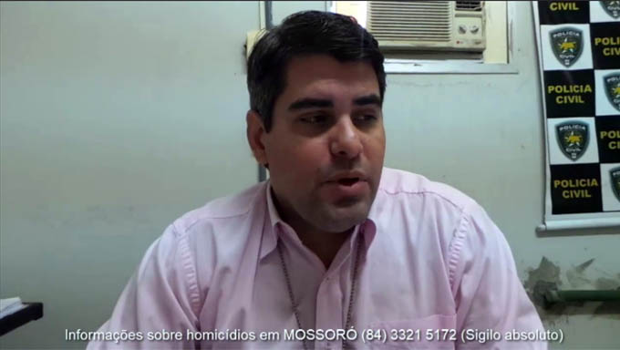   Delegado Rafael Arraes, da Divisão de Homicidios e Proteção a Pessoa de Mossoró, deve conduzir as investigação do assassinato do Cabo Germiniano, ocorrido na noite deste domingo, 13, em Mossoró