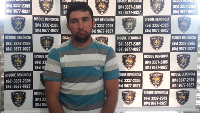   O agricultor Valcir Vieira Barboza, preso sob acusação de estupro de vulnerável, no caso uma adolescente