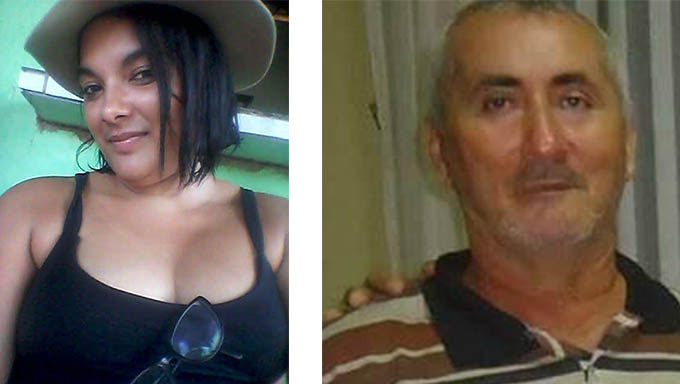 Imagem 1 -  Paloma Pereira foi assassinada com várias facadas desferidas pelo marido Manoel Pereira na frente da filha de 7 anos no Centro da cidade de Frutuoso Gomes