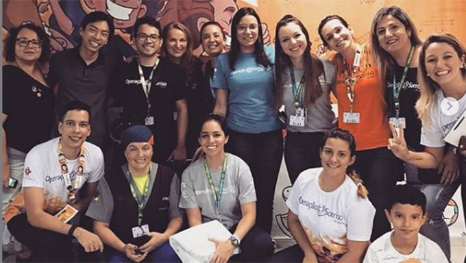   Parte da equipe da Operação Sorriso que atuou durante toda a semana passada em Mossoró