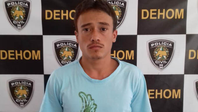   Antônio Alan Nunes da Silva, conhecido por Alex, preso pela morte de Boca Quente.