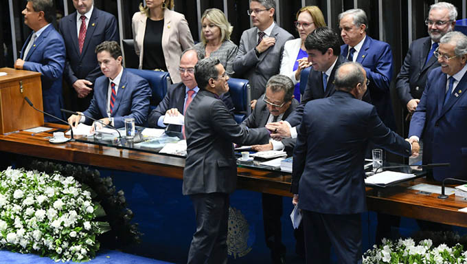   Senador Jean-Paul Prates atuou como escrutinador durante a posse e escolha da mesa diretora do Senado disse que as insinuações feitas em relação aos seus atos são estapafúrdias e mentirosas