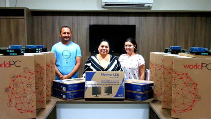   Computadores foram entregues sexta-feira passada e além de agilizar a prestação de serviços, também possibilidade uma melhor comunicação entre as secretarias da gestão e também com o Governo Federal