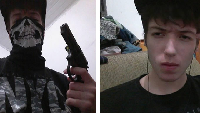 Imagem 1 -  Os atiradore s que invadiram a escola estadual Raul Brasil, em Suzano , na Grande São Paulo, roubaram um carro minutos antes do crime. A polícia identificou os assassinos como Guilherme Taucci Monteiro, de 17 anos, e Luiz Henrique de Castro, de 25 anos. Os dois eram vizinhos