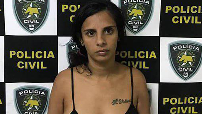 Imagem 1 -  "Docinho" foi presa na cidade de Jucurutu/RN