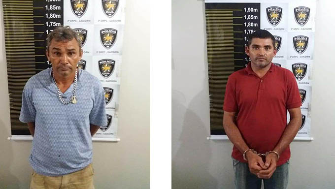   DELVAN E VALDINO foram conduzidos ao Sistema Prisional, o primeiro para responder por homicídio em Assu e o segundo para ser julgado por assalto em Jucurutu