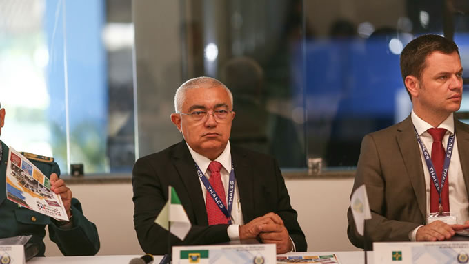   O secretário de Segurança e Defesa Social do Rio Grande do Norte, coronel Francisco Araújo, participa da reunião do Colégio de Secretários de Segurança, realizada no Rio de Janeiro, com a presença do Ministro da Justiça, Sérgio Moro
