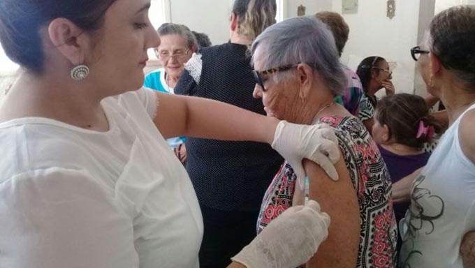   A 21ª campanha de vacinação contra a influenza será realizada de 10 de abril a 31 de maio de 2019.