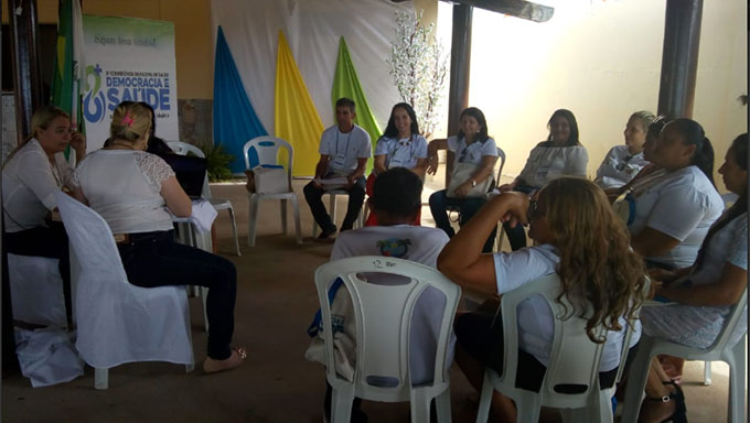   Durante a Sexta Conferência Municipal de Saúde, o prefeito Prefeito Naldinho conversou com profissionais de saúde e especialistas, buscando meios para ampliar os recursos para investir em saúde