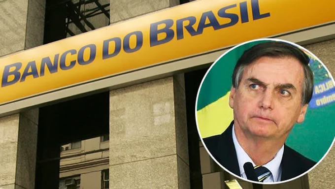   As ações do Banco do Brasil, que abriram a semana em alta, despencaram 1% no final da manhã; Queda na cotação foi registrada após o presidente Jair Bolsonaro pedir publicamente ao presidente da instituição financeira, Rubem Novaes, que o banco reduzisse os juros para o setor do agronegócio