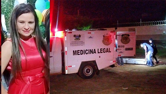 Imagem 1 -  Mirley Oliveira foi executada com tiros de doze e de pistola calibre 380 na porta de casa  na região Oeste da Cidade de Mossoró
