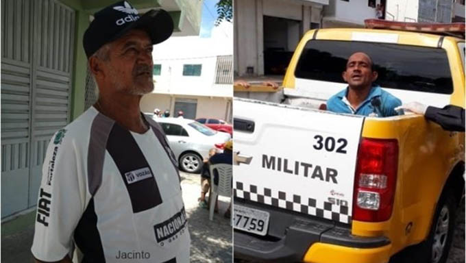   Jacinto Pereira (esquerda) foi morto a golpes de faca por José Nazareno, que já havia passado 20 anos preso por ter matado uma pessoa a machadada em Caicó