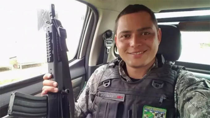   Josimar Pereira, da Força Nacional em Mossoró, está preso no Goiás, por ter matado a namorada Nathália Costa com um tiro na cabeça no dia 9 deste mês
