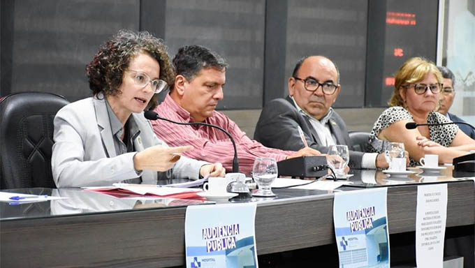   Isolda Dantas abriu nesta sexta-feira, 24, uma série de debates sobre como o Hospital Regional da Mulher que está em obras vão funcionar
