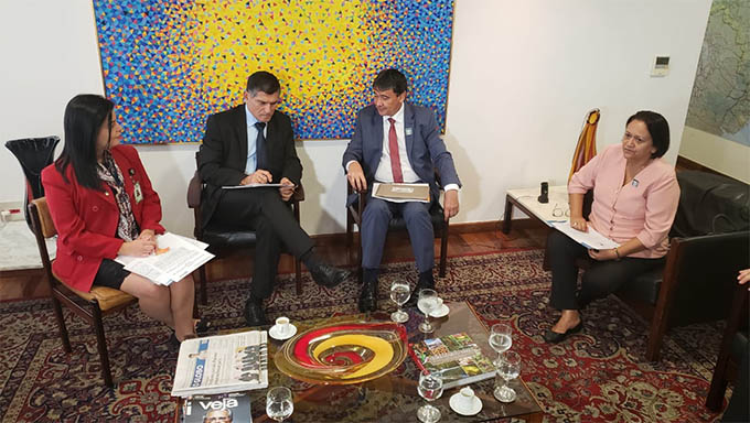   O encontro aconteceu nesta quarta-feira, em Brasília.