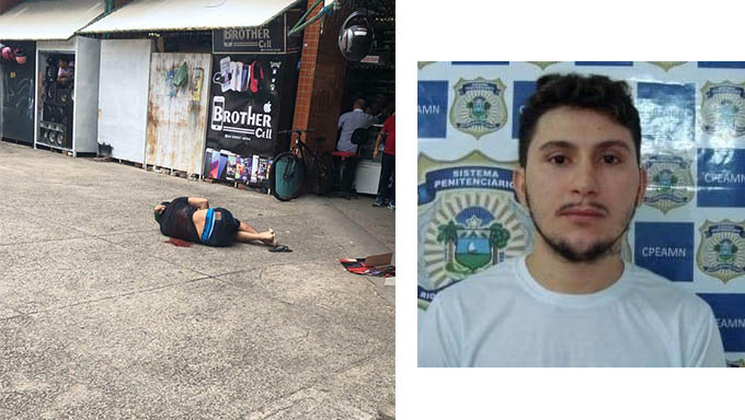   Jalyson Lira de Oliveira foi baleado na coxa quando tentava assaltar no mercado do Vuco Vuco e morreu no Hospital Regional Tarcísio Maia