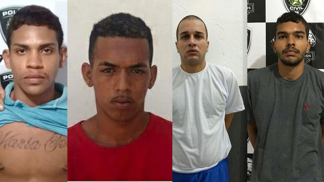Imagem 1 -  Assaltantes que mataram o policial civil André Severiano, em Parnamirim, para roubar, foram presos na manhã desta quarta-feira, em Natal
