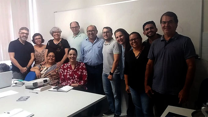   Imagem dos técnicos do MEC após reunião com reitor da UFERSA, técnicos da UERN, diretores do Hospital Maternidade Almeida Castro e o professor Ricardo Burg Ceccim, da UFRGS