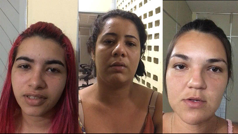   Débora Djara de Sousa Xavier, Welida Tainá dos Santos e Alana Cristina de Oliveira da Silva ficarão à disposição da justiça, no Centro de Detenção Provisória Feminino (CDP), dentro da Penitenciária Agrícola Dr. Mário Negócio.
