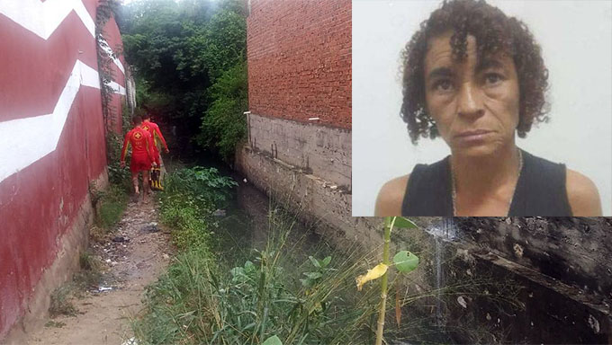 Imagem 1 -  Corpos foram resgatados do canal de esgotos pelo ITEP, com apoio do Corpo de Bombeiros e também de voluntários