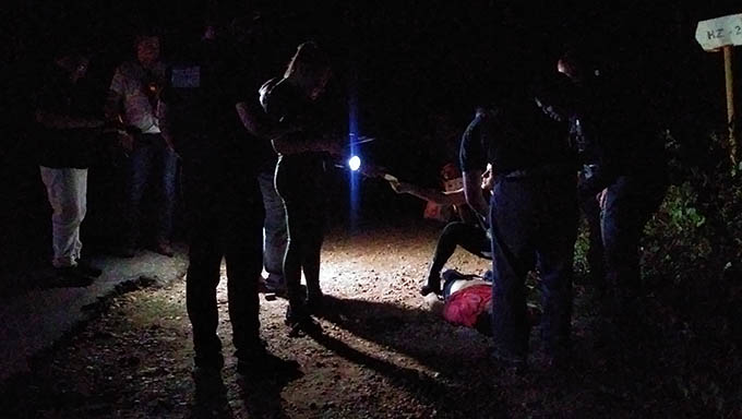 Imagem 1 -  Local que Maricélio Freitas foi morto é escuto e não tem sinal de telefonia móvel. A vítima foi executada provavelmente com um revólver, que não deixa rastro