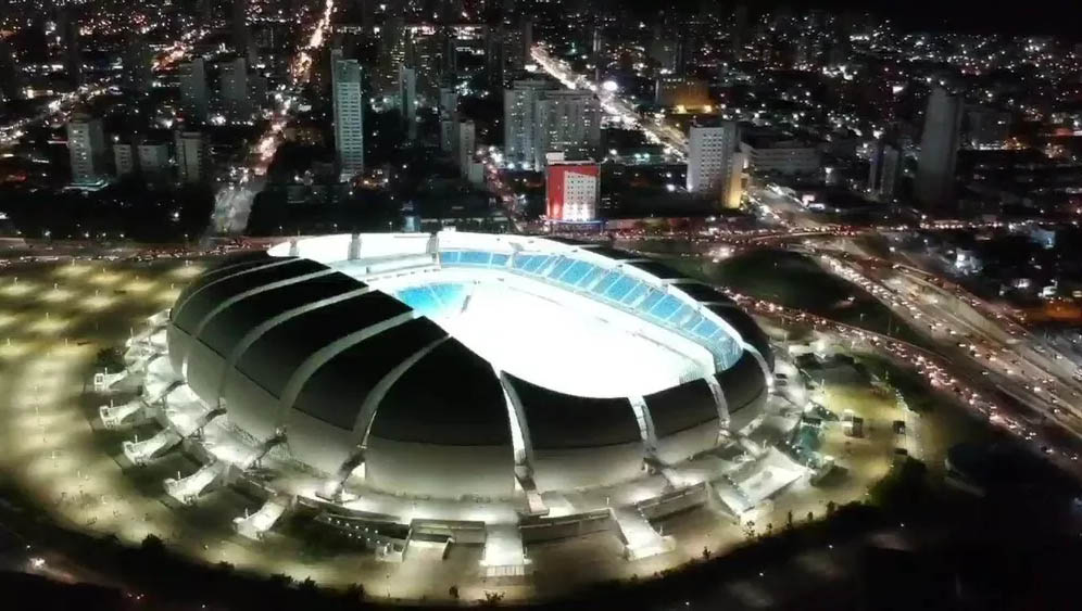   A Arena das Dunas foi construída em Natal, para a Copa do Mundo 2014.
