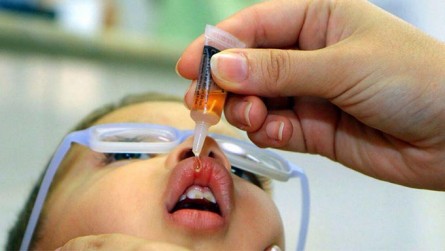   Campanha de vacinação contra polio termina nesta segunda 