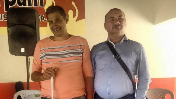   No registro, o Presidente da ADVM, Francisco de Assis de Morais, e o secretário, João Ferreira de Oliveira Neto.