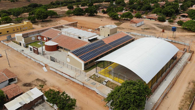   Escola Técnica Estadual Almiro de França Silva terá capacidade para gerar a energia de seu funcionamento