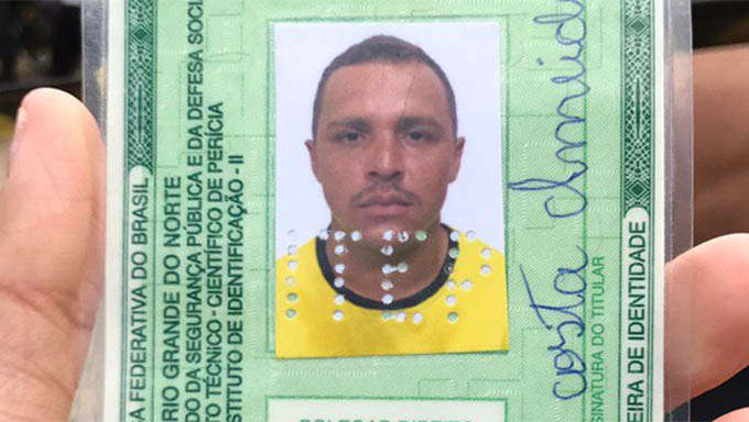   Maciel foi morto com tiros de doze ao chegar em casa do trabalho no final da manhã desta quarta-feira, 28, em Mossoró.