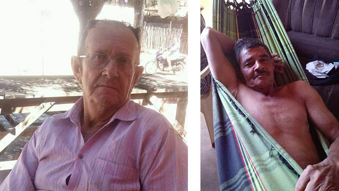   Pedro Serafim e Arilton Bernardino foram mortos a tiros por volta das 15h deste sábado (31) na cidade de Umarizal, oeste do RN