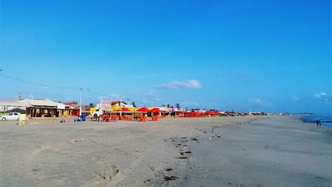 Imagem 1 -  Criança de 3 anos de Mossoró morre atropelada na praia do Ceará, em Tibau. Acidente aconteceu ao lado de uma barraca que fica perto do campo de futebol da Praia do Ceará, em  Tibau/Icapui