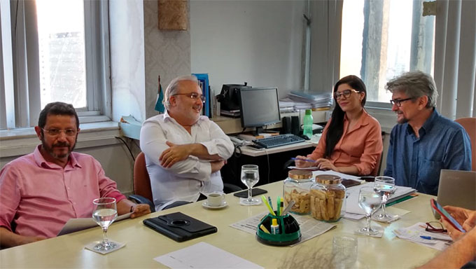 Imagem 1 -  Senador Jean Paul Prates visitou o secretário de Saúde, na SESAP, para discutir apoio ao processo de regionalização da saúde no RN