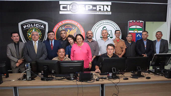   Governadora Fátima Bezerra e o vice governador Antenor Roberto inauguraram nesta sexta-feira, 27, a nova estrutura do CIOSP, em Mossoró