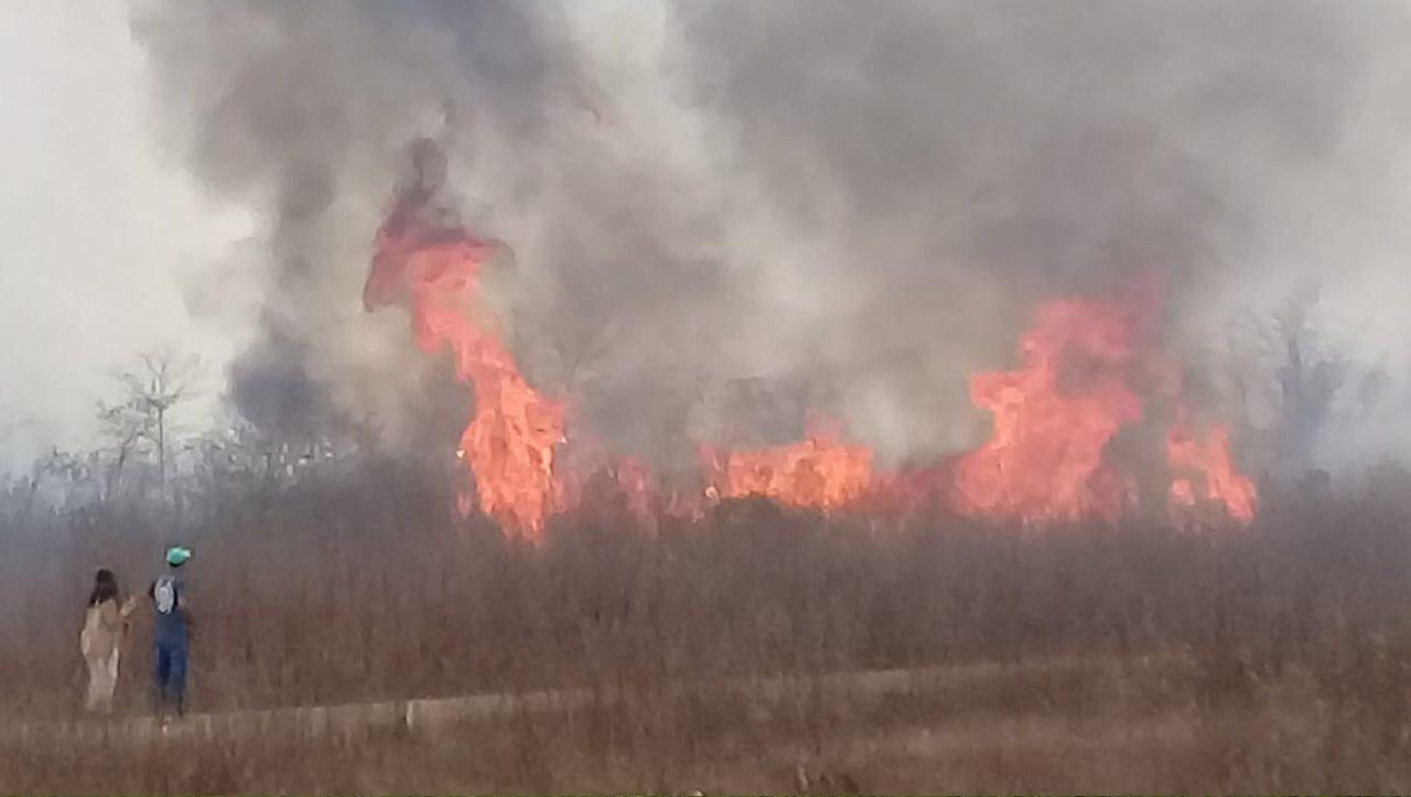   Outro incêndio na Chapada do Apodi ameaça 50 famílias acampadas na região da Transposição das Águas da Barragem de Santa Cruz