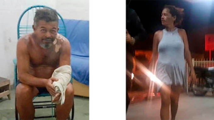   Wigna pegou dois anos de prisão por ter jogado óleo fervendo no marido José Almiro Barros, que passou mais de 40 dias hospitalizado