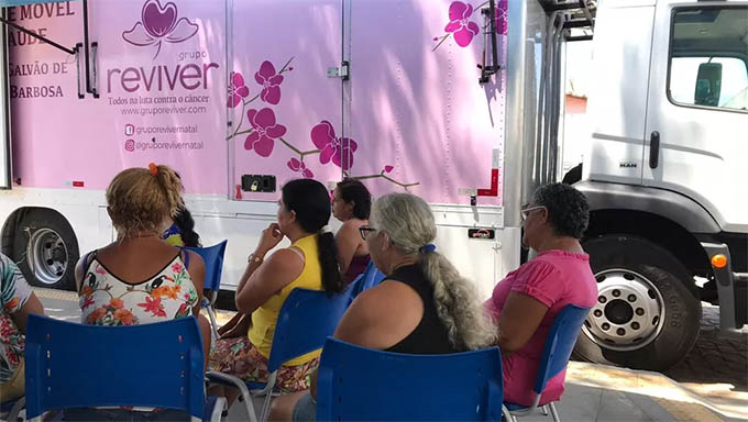   Mutirão de Mamografias do Grupo Reviver chega ao interior do estado.