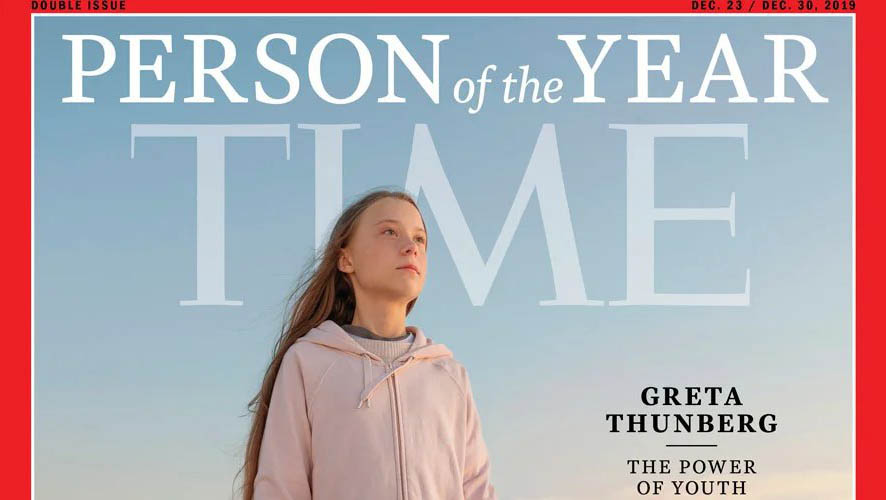   Chamada de "Pirralha" por Bolsonaro, Greta Thunberg é a mais jovem a ser eleita 'pessoa do ano' pela revista "Time". O anúncio foi feito nesta quarta-feira (11). A ativista sueca, de 16 anos, ganhou fama e inspirou movimentos estudantis na luta contra o aquecimento global e em defesa da natureza.