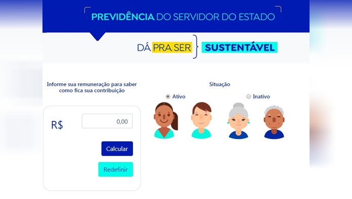 Imagem 1 -  Calculadora simula impacto real para o servidor do RN após reforma da previdência. A ferramenta faz parte das estratégias do Governo para dar transparência ao processo de discussão da reforma e deixar o funcionalismo público estadual devidamente esclarecido do real efeito da proposta de reforma da previdência estadual. 