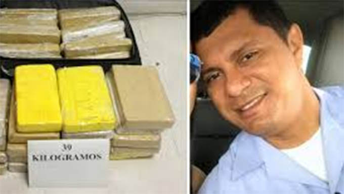 Imagem 1 -  Manoel Silva Rodrigues estava levando 39 kg de cocaína do Brasil para a Europa no avião da comitiva do presidente Jair Bolsonaro, que estava se deslocando para Osaka, no Japão. O sargento vai ficar seis anos preso e ter que pagar multa de 2 milhões de Euros.