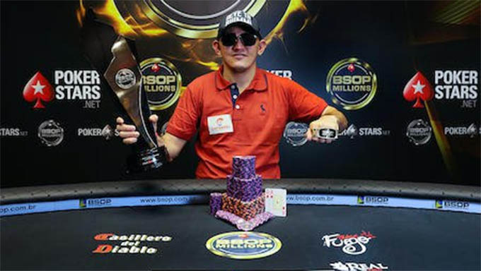   Em dezembro do ano passado, Madson conseguiu um feito impressionante ao vencer a última etapa do Campeonato Brasileiro de Poker — alcunhada de “BSOP Millions”.